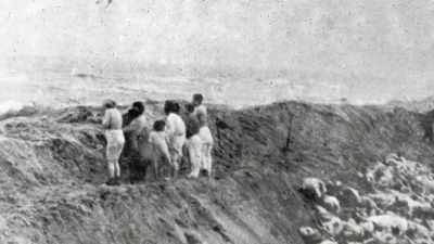 No-one knows exactly how many,
or where their bodies lie. - How the Holocaust Began