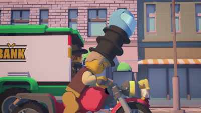 No one steals a motorcycle
out from underneath Top Hat Tom! - LEGO City Adventures