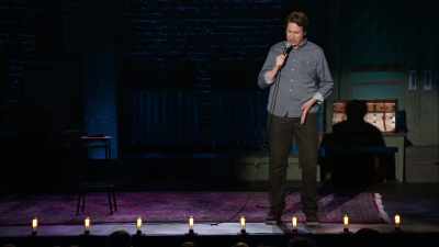 No one has to know.
You can send it down one leg, - Pete Holmes: Dirty Clean