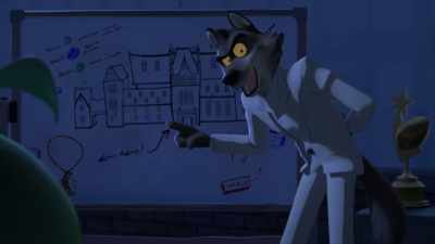 No one's ever stolen
from Reginald E. Scary's mansion, - The Bad Guys: Haunted Heist