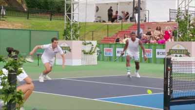 NO OTHER RACKET SPORTS PAUSE
FOR A HALFTIME SHOW, - Pickled