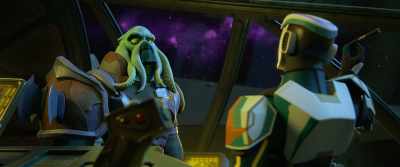 No papers.
Guess we're gonna have to turn this ship... - My Dad the Bounty Hunter