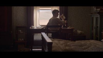 -No, please. Get out of my room.
-Where's your rabbit? - The Power of the Dog