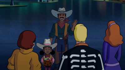 No problem. I'm Mike.
This little cowpoke is Michelle. - Happy Halloween, Scooby-Doo!