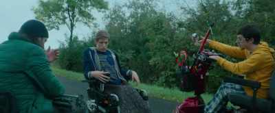 No, pull over to the side,
obviously. Duh! - Kills on Wheels