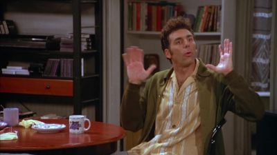 No reaction, because the guy
is so focused, you see. - Seinfeld