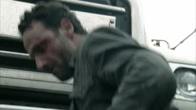 No! Get off me, man. - The Walking Dead