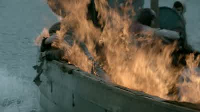 No! Boys, Ubbe! Run! - Vikings