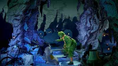 No, it says - Dr. Seuss' The Grinch Musical