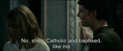 No, she's Catholic and baptized,
like me. - An Impossible Love