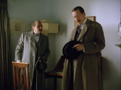 No sign of any note
having been written. - Agatha Christie's Poirot