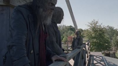 No sign of them.
They left quickly. - The Walking Dead