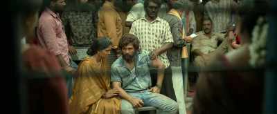 No Sir, its only written as Pushpa raj - Pushpa: The Rise