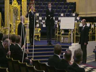 No. Sit first. Wand second. - Inside the Freemasons