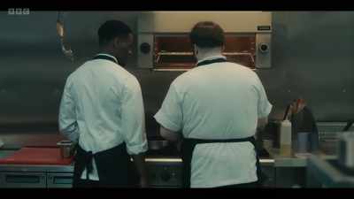 No, soft arse, I don't mean here,
I mean, like...here. - Boiling Point