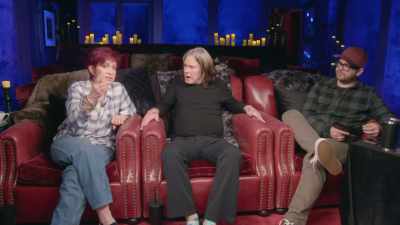 No, it sounded like
there was a ghost in there, - The Osbournes Want to Believe