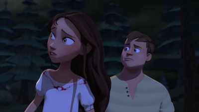 No, Spirit, don't let Grayson see you. Go. - Spirit: Riding Free