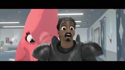 No! Stay away! Get back!
No! This is not happening! - Nimona