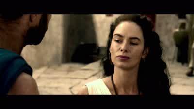 NO TERMS WERE REACHEDXERXES' MESSENGER WASWELL HE WAS RUDE AND LACKED RESPECTHE DIDN'T UNDERSTAND THE SAME THREATSMADE IN THEBES AND ATHENS WOULD NOT WORK HERETHIS IS THE BIRTHPLACE OF THE WORLD'S GREATEST WARRIORSMEN WHOSE KING WOULD STAND AND FIGHT AND - 300: Rise of an Empire
