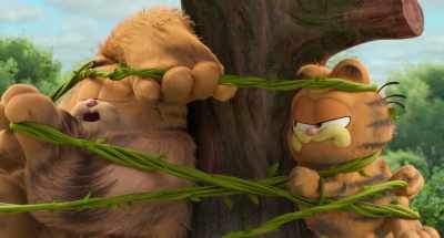 No. That is not what happened. - The Garfield Movie