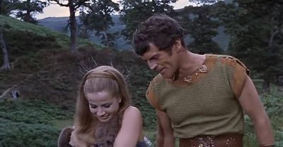 No the sea is warm there and it's a deep blue green - The Viking Queen
