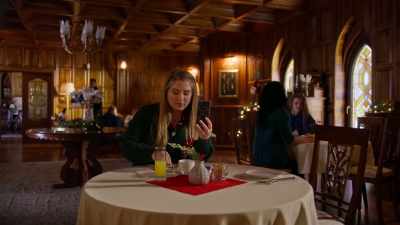 No, but the setting is
perfect, the quaint stalls - Joyeux Noel