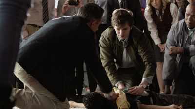 No, the -- the chest
is moving paradoxically. - The Good Doctor