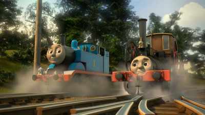 No, Theo.
I'’m not being scrapped... - Thomas & Friends: Journey Beyond Sodor