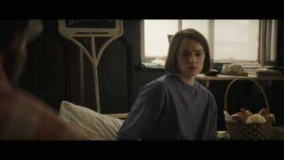 No. They'll never believe some biscuit
who almost drowned. - Young Woman and the Sea
