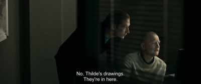 No. Thilde's drawings.
They're in here. - The Marco Effect