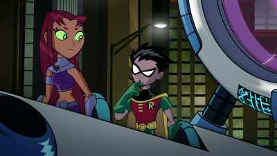 No... This is closer,
but I don't think we're-- - Teen Titans Go! Vs  Teen Titans