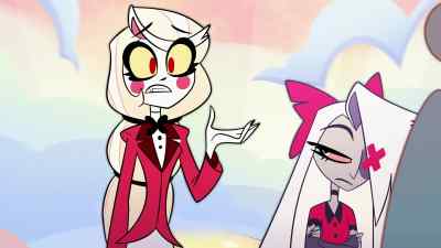 No, uh... we're, we're here for
a meeting. - Hazbin Hotel