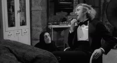 No, up here. - Young Frankenstein