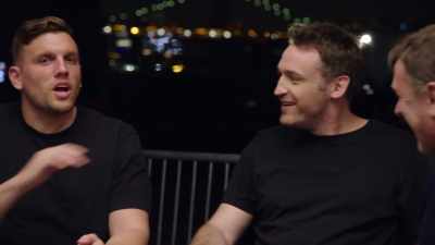 No, Vos... literally,
the magic of the show - Colin Quinn & Friends: A Parking Lot Comedy Show