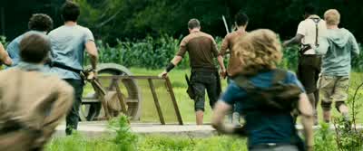 Newt what do you seeDo you see itIt's a girlNo wayI think she's deadWhat's in her handShe's the last one everWhat the hell does that meanThomas - The Maze Runner