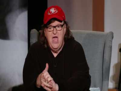 - No way.
- We are not leaving him behind. - Michael Moore in TrumpLand