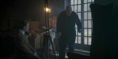 - No wife this time?
- No. - The Crown