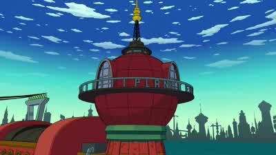No wonder it's such a mess in there. - Futurama