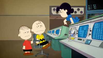 No, he won't! Just look at that technique. - Snoopy in Space