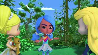 No! You can't keep her.
She's a wild animal. - Rainbow Rangers