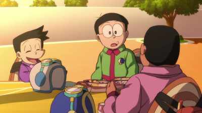 Nobita, you must be hungry. - Doraemon the Movie: Nobita's Sky Utopia