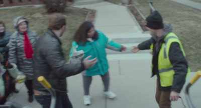 Nobody. Just gonna
drop 'em off real quick, - Give Me Liberty