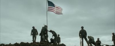 Nobody even noticed that second flag going up - Flags of Our Fathers
