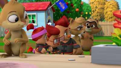 Nobody said anything
about a line. - The Chicken Squad