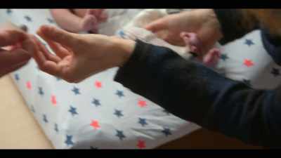 Nobody had studied
newborn walking like this before. - Babies