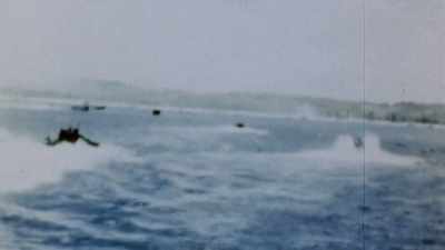 NOBODY WANTS MARINES
WADING ASHORE - The Pacific War in Color
