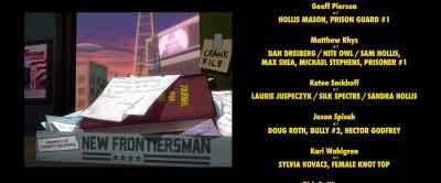 Nobody's allowed
to say bad things - Watchmen: Chapter II