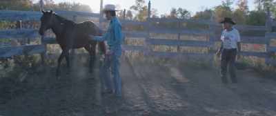 Nobody's ever been on his back.
Nobody's touched him. - The Rider