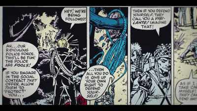 [Nocenti] I remember just sitting on the
subway every day going to work - Marvel's 616