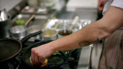 Noda's food has won
praise for its creativity - Stanley Tucci: Searching for Italy